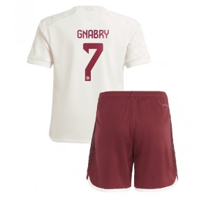 Bayern Munich Serge Gnabry #7 Koszulka Trzecich Dziecięca 2023-24 Krótki Rękaw (+ Krótkie spodenki)